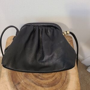 Small crossbody leather bag
